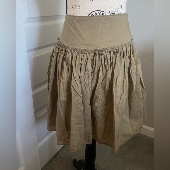 Vintage Gap Gathered Cotton Skirt - Picture 2 of 6
